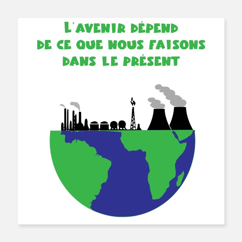 Planet Earth Poster 16" x 16" (40x40 cm)