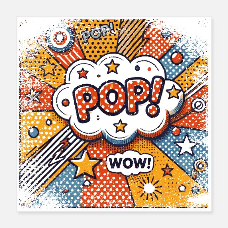 Pop Art | dernier cri Poster 40 x 40 cm