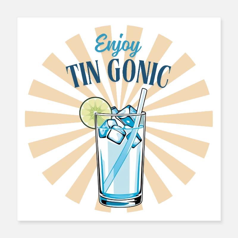 Profitez de Tin Gonic Poster 40 x 40 cm