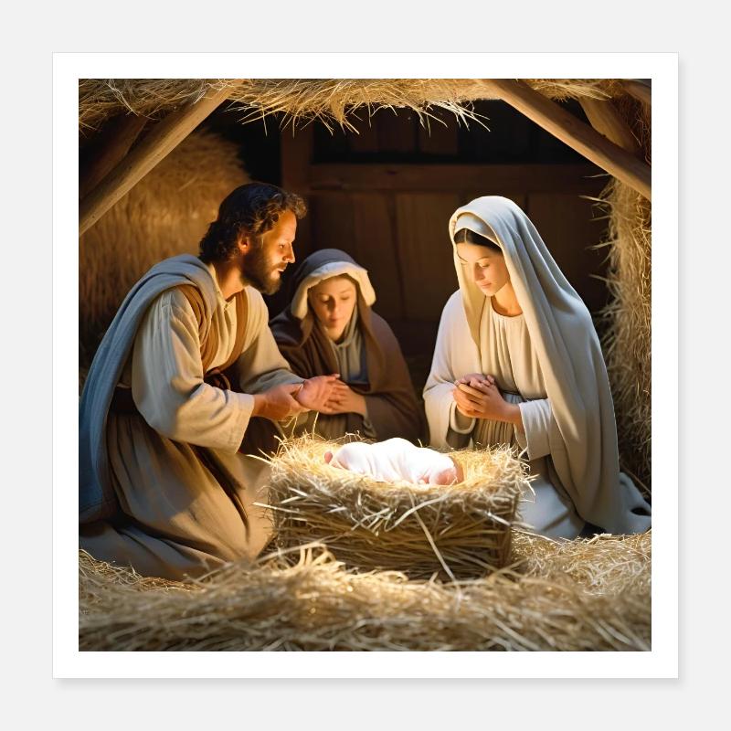 catholic, jesus christ, mass, christian Poster 16" x 16" (40x40 cm)