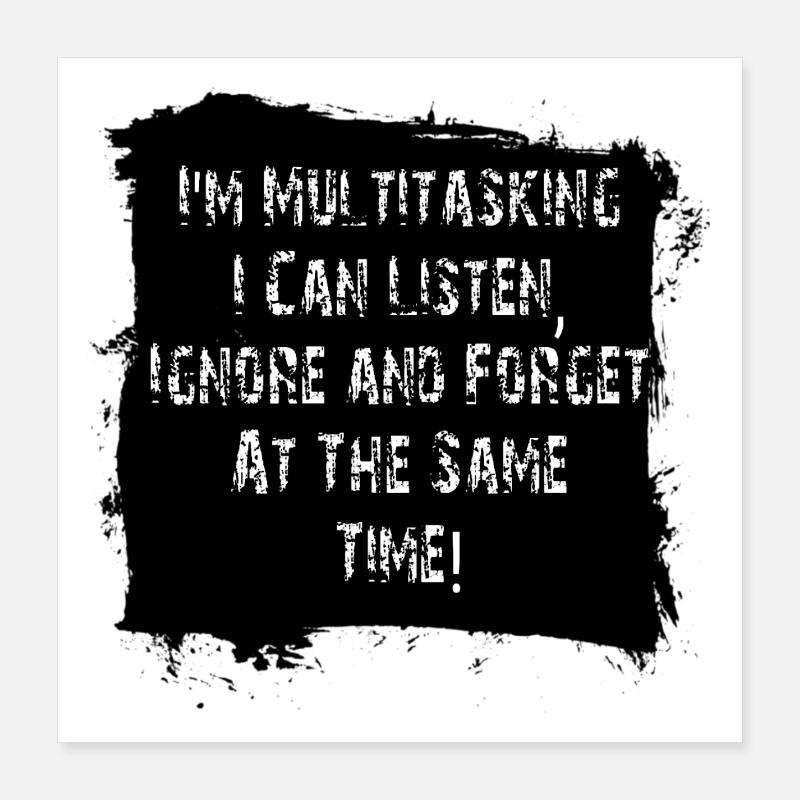 TDAH Poster 40 x 40 cm