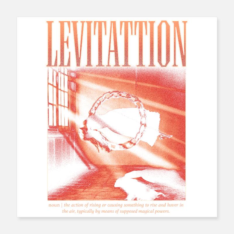 Levitation – Mystical Aesthetics Poster 16" x 16" (40x40 cm)