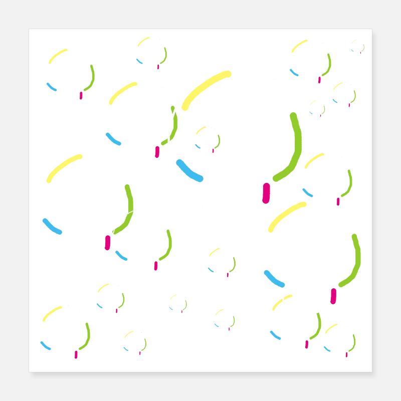 Crânes de savon Poster 40 x 40 cm