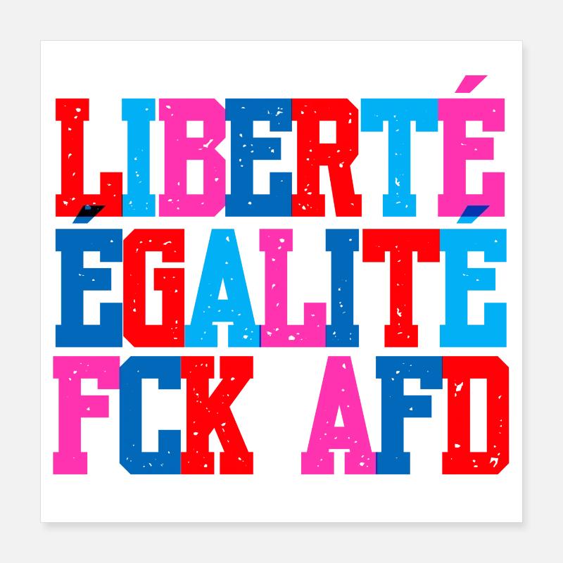 Ich bin so frei Poster 40x40 cm