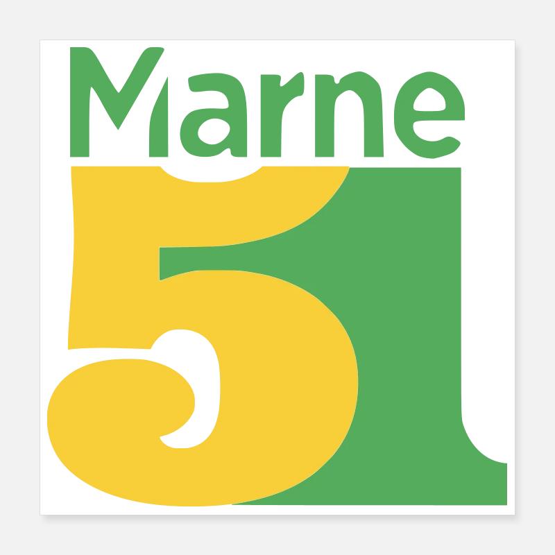 51 Poster 40 x 40 cm