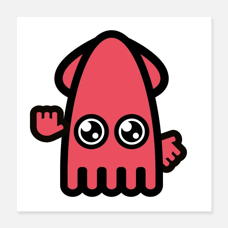 SQUID Poster 40 x 40 cm