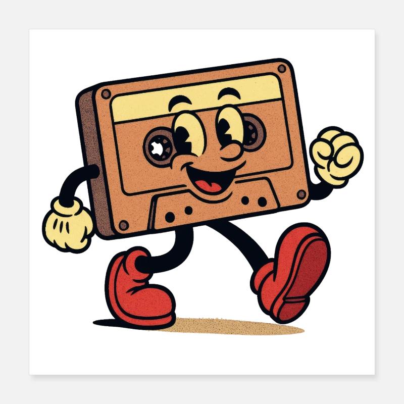 A smooth cassette tape Poster 16" x 16" (40x40 cm)