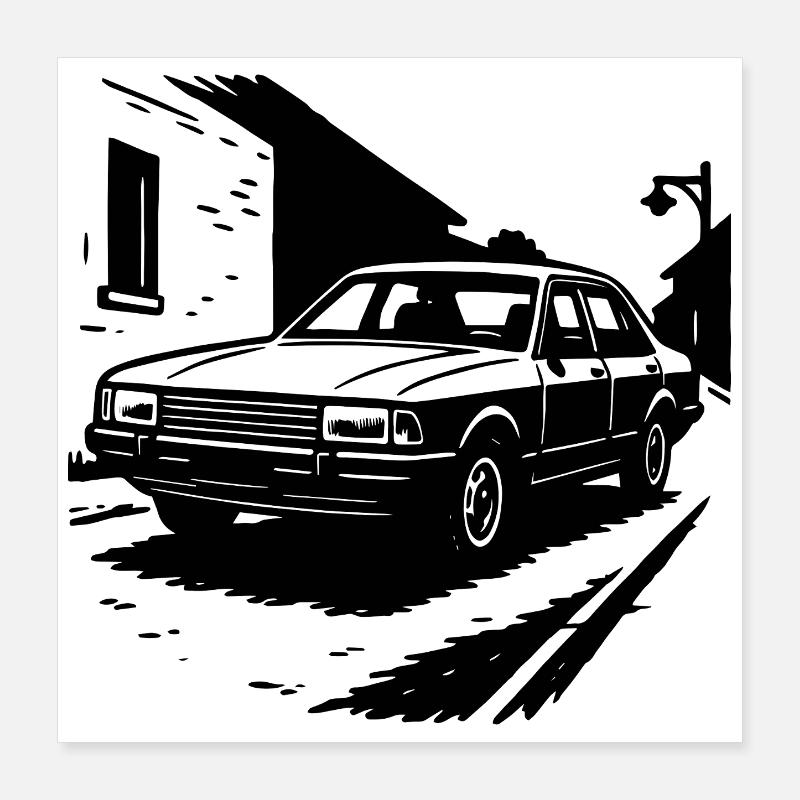Road Cruiser de luxe Poster 40 x 40 cm