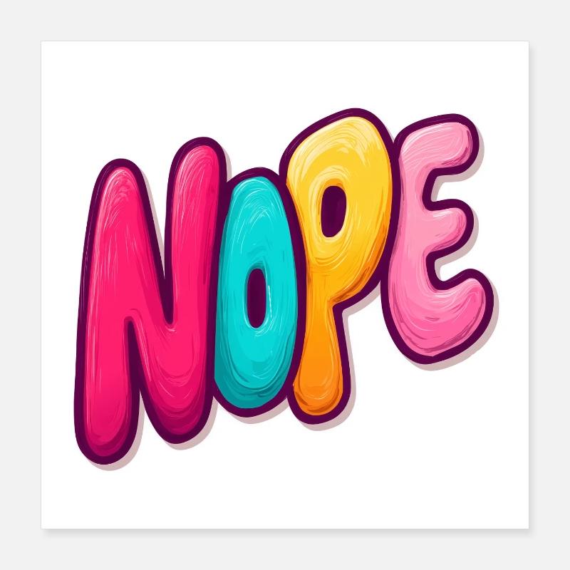 Non Poster 40 x 40 cm