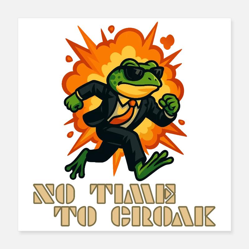 Graines dans un costume - Pas le temps de se détendre Poster 40 x 40 cm