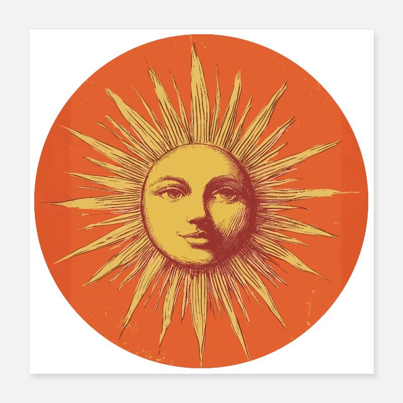 Soleil Poster 40 x 40 cm
