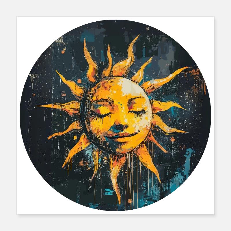 Soleil Poster 40 x 40 cm