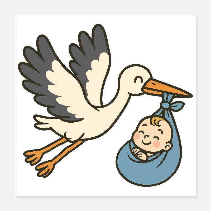 Peaceful Arrival Poster 40x40 cm