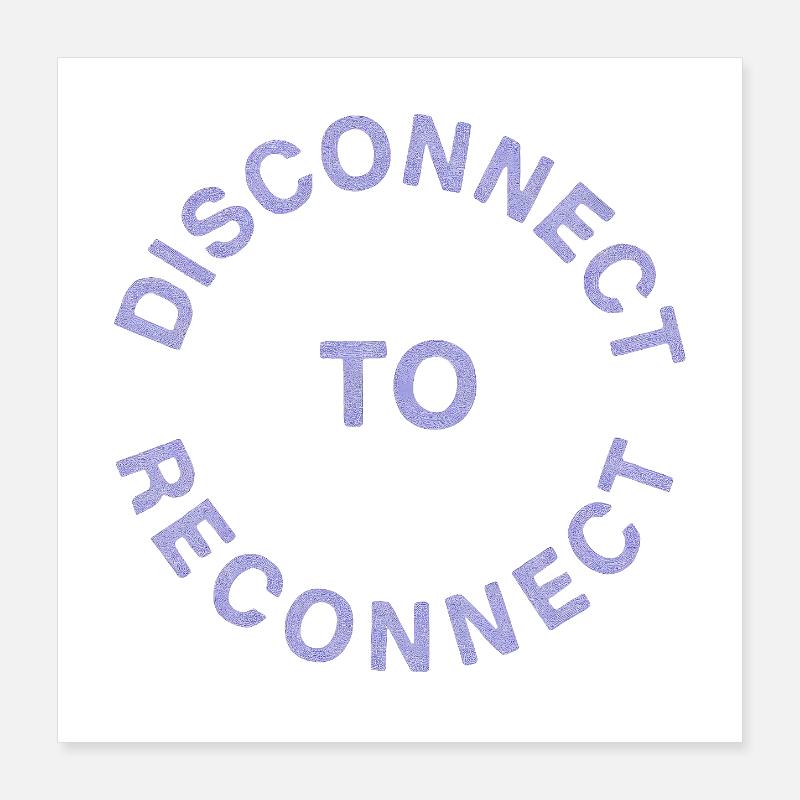 Offline is the new cool Poster 16" x 16" (40x40 cm)