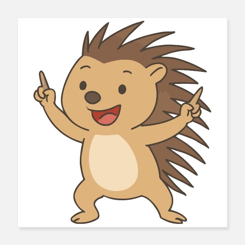 Héros dansant à pointes Poster 40 x 40 cm