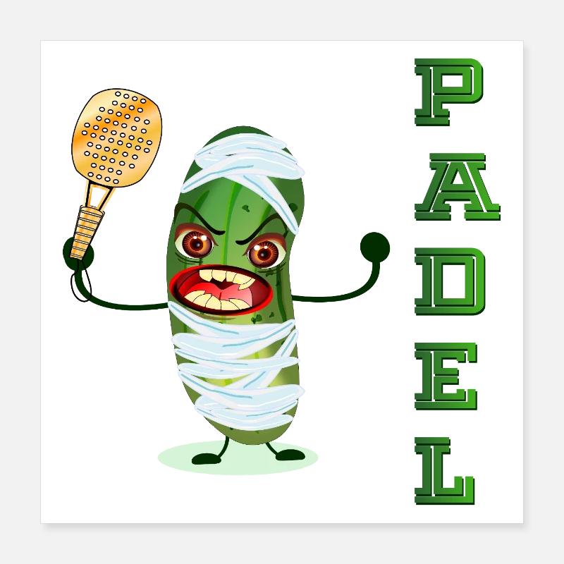 HALLOWEEN CORNICHON CORNICHON PADEL Poster 40 x 40 cm