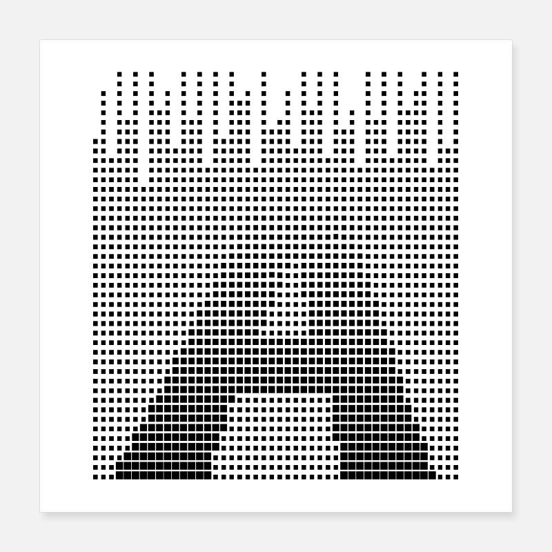 Letter A, Name, der Buchstabe A Poster 40x40 cm