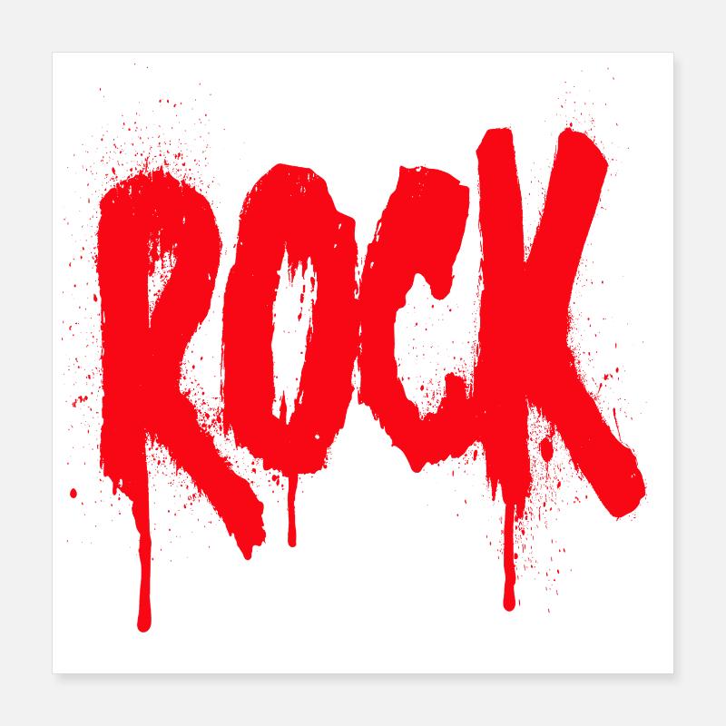 Rock, what else Poster 16" x 16" (40x40 cm)