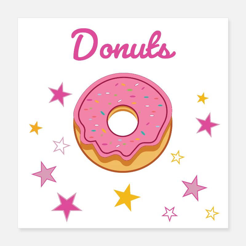 beignets-02 Poster 40 x 40 cm