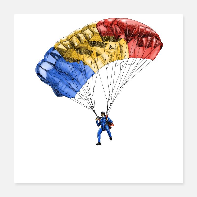 Parachute Poster 40 x 40 cm