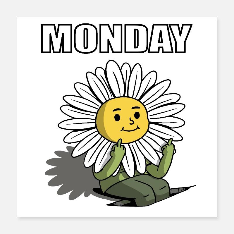 Lundi Poster 40 x 40 cm