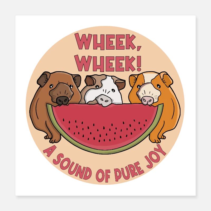 Ouf, ouf ! Un son de pure joie Poster 40 x 40 cm