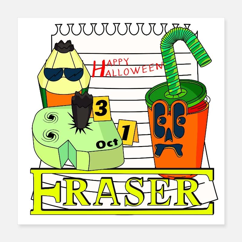 ERASER Poster 16" x 16" (40x40 cm)