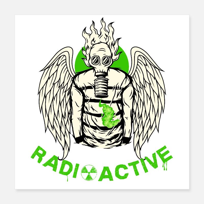 Radioactive Angel Poster 16" x 16" (40x40 cm)