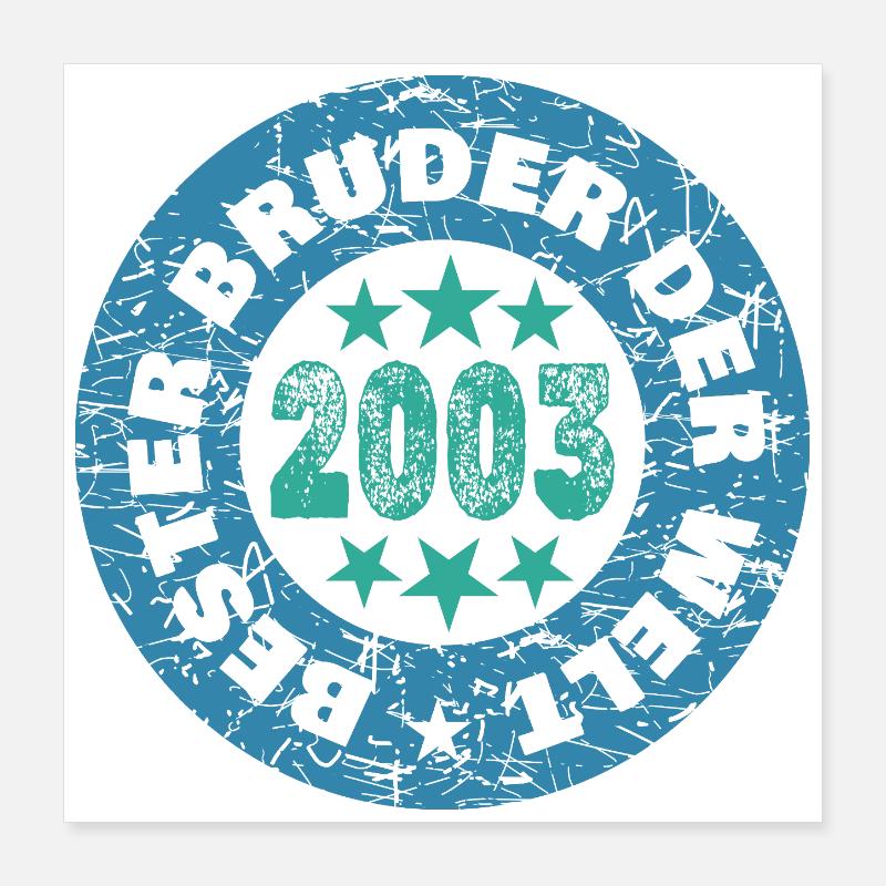 2003 Poster 40 x 40 cm