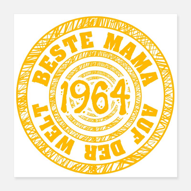 Mère 1964 Poster 40 x 40 cm