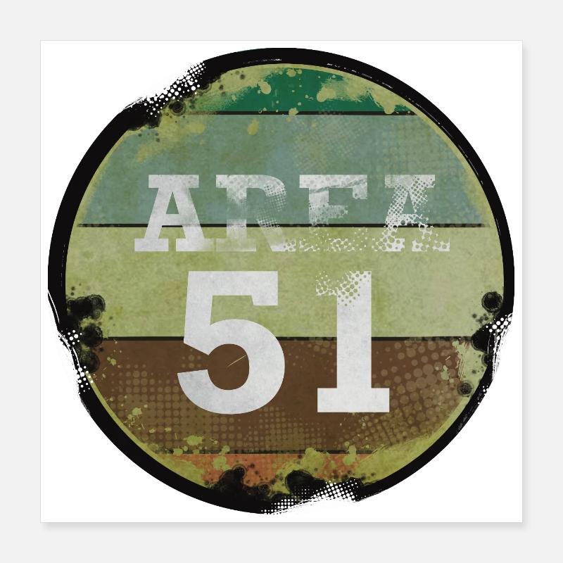 Quartier vintage 51 Poster 40 x 40 cm