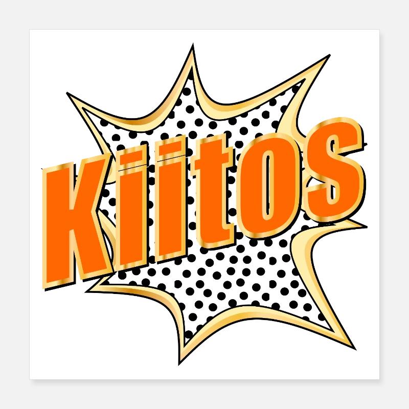 Danke Pop Art Poster 40x40 cm