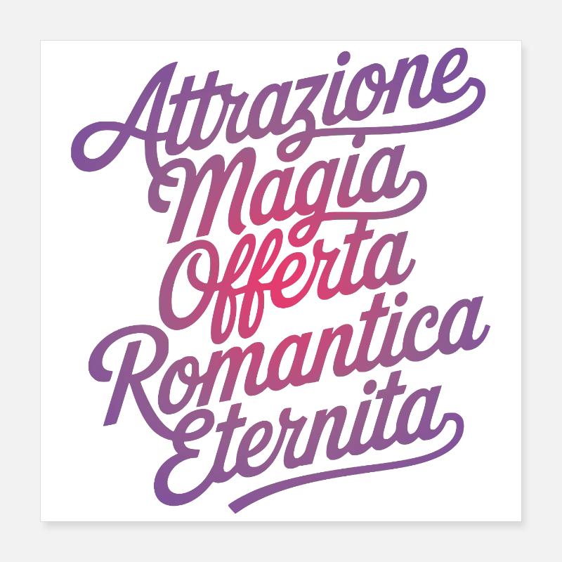 Romantic Design with Magic Effect Poster 16" x 16" (40x40 cm)