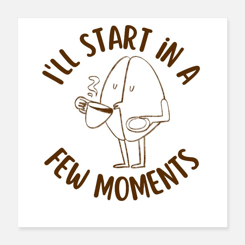 Coffee addict Poster 16" x 16" (40x40 cm)