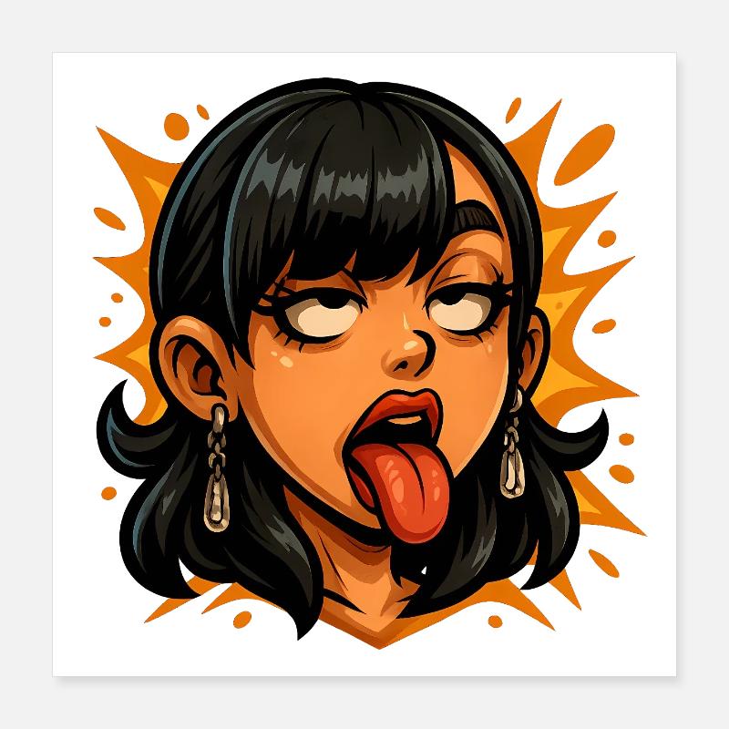 Grimace Poster 40 x 40 cm