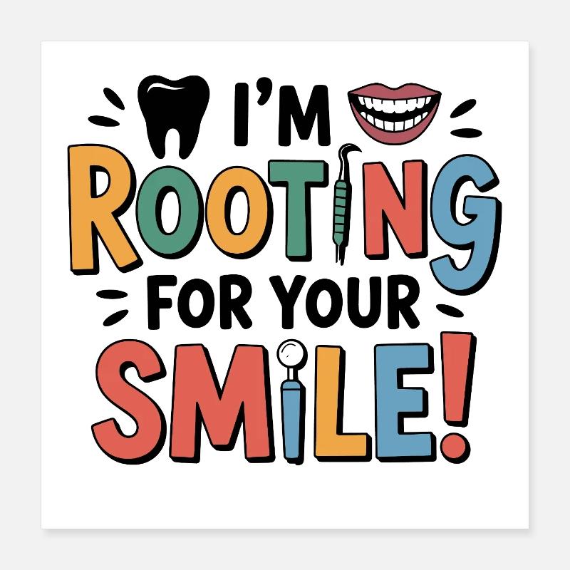 Technicien de laboratoire dentaire articulateur Poster 40 x 40 cm