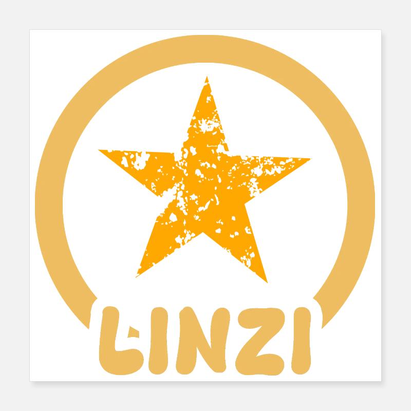 First name Linzi Poster 16" x 16" (40x40 cm)