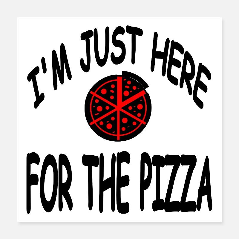 Pizza Poster 40x40 cm