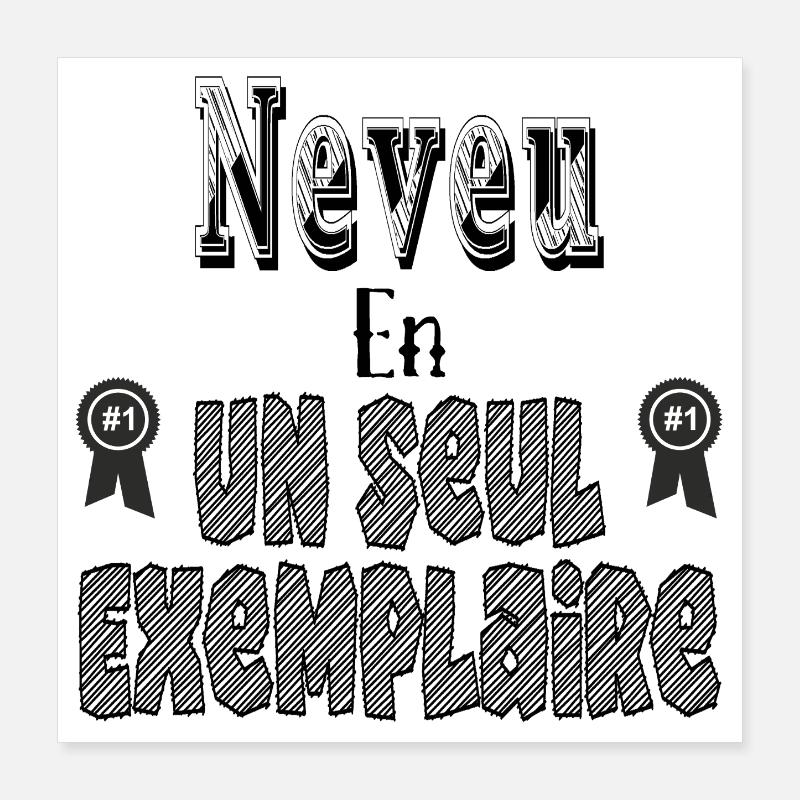 Nephew In One Copy Poster 16" x 16" (40x40 cm)