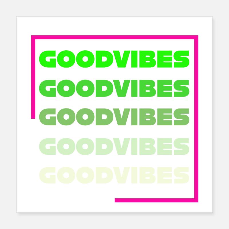 Gode vibber Poster 16" x 16" (40x40 cm)