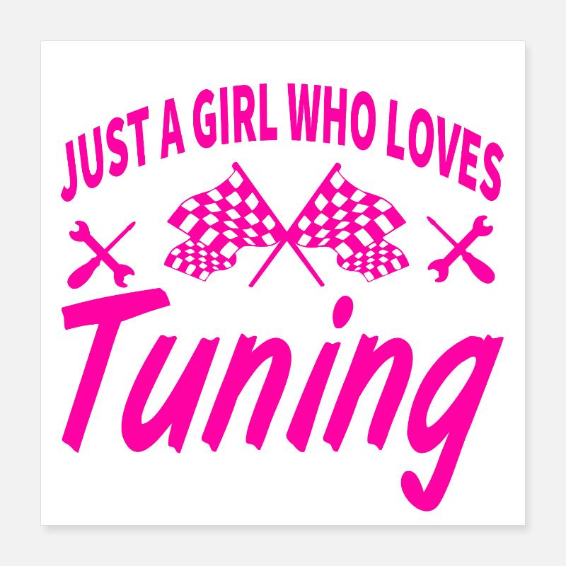 Tuning Poster 40x40 cm