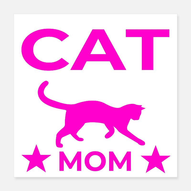 Katzen Poster 40x40 cm