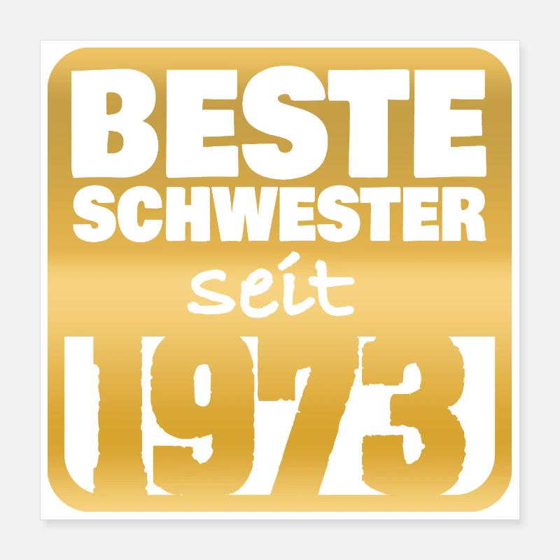 Bébé 1973 Poster 40 x 40 cm