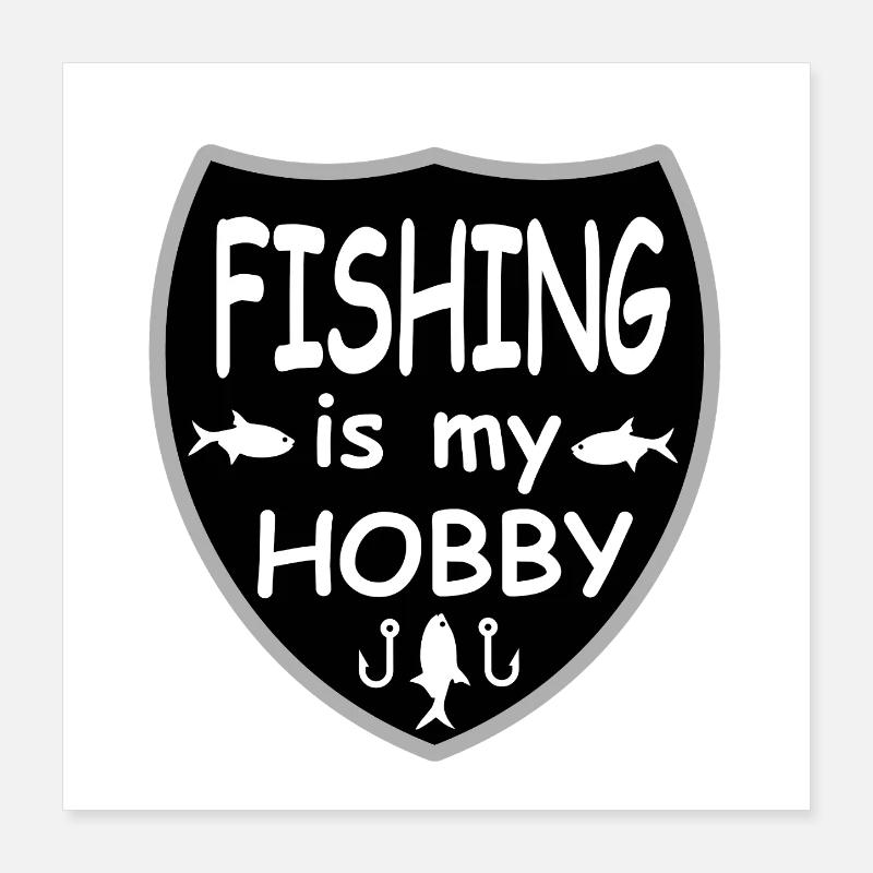 Angling Poster 16" x 16" (40x40 cm)