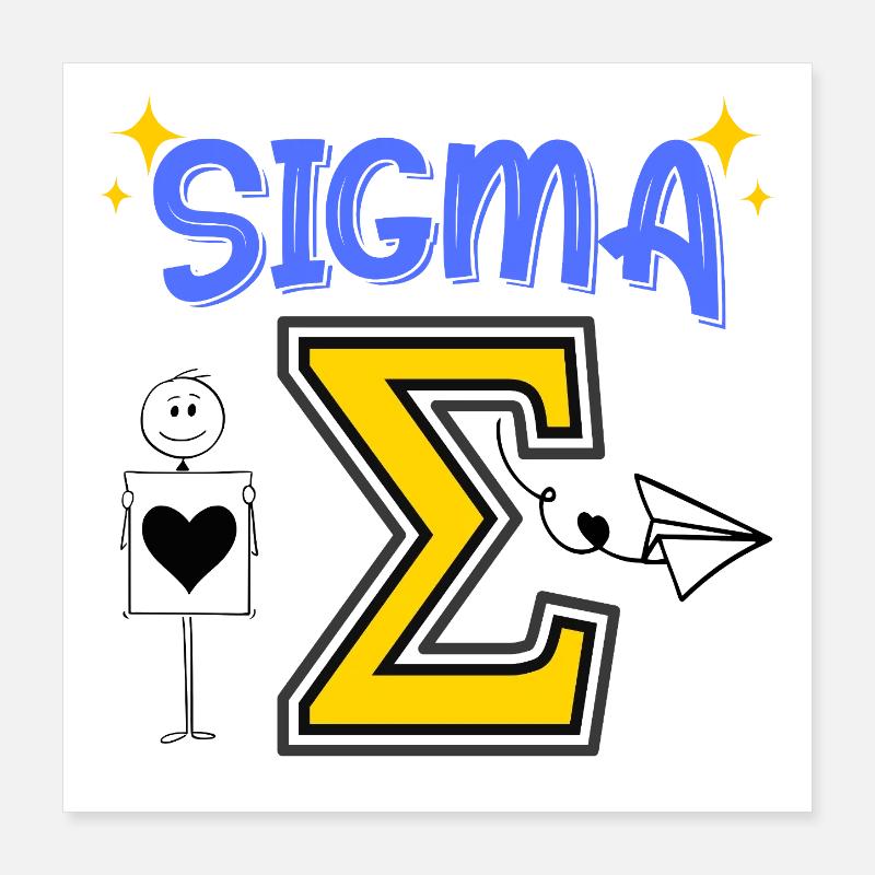 Sigma Jugend Worte Poster 40x40 cm