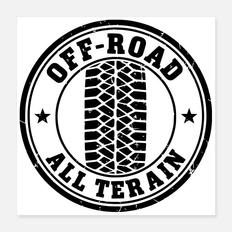 off-road Poster 16" x 16" (40x40 cm)