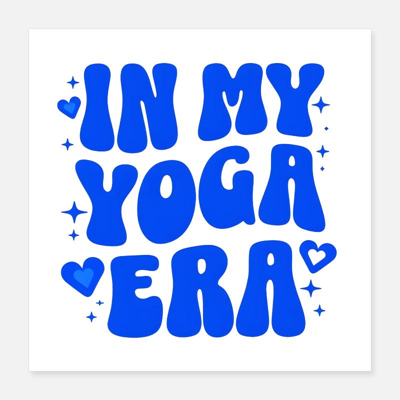 Yoga Gift Meditation Selfcare Mindfulness Poster 16" x 16" (40x40 cm)