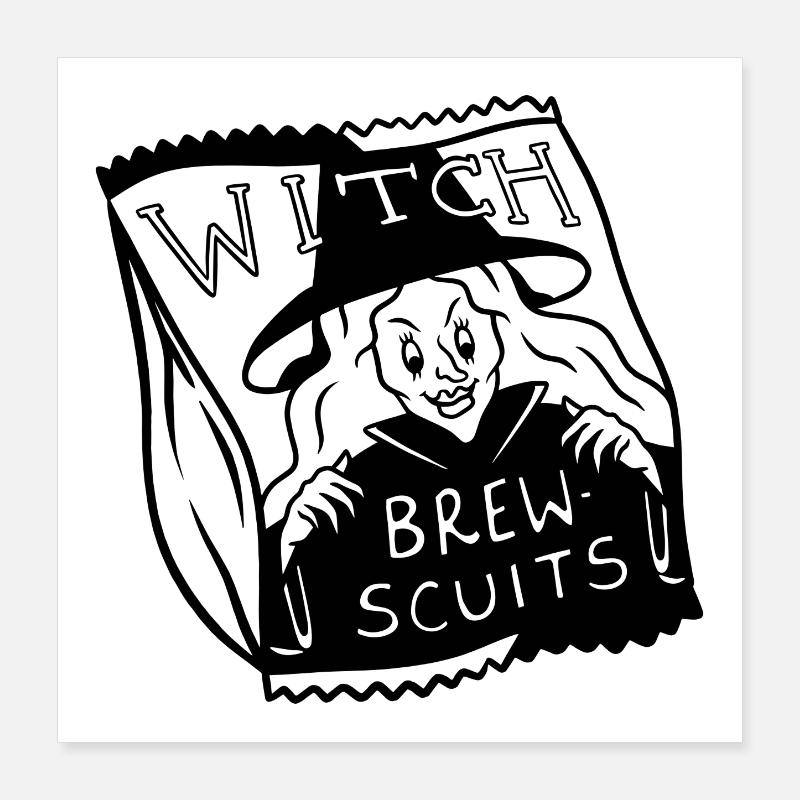 Haunted Beer Scuits Poster 16" x 16" (40x40 cm)