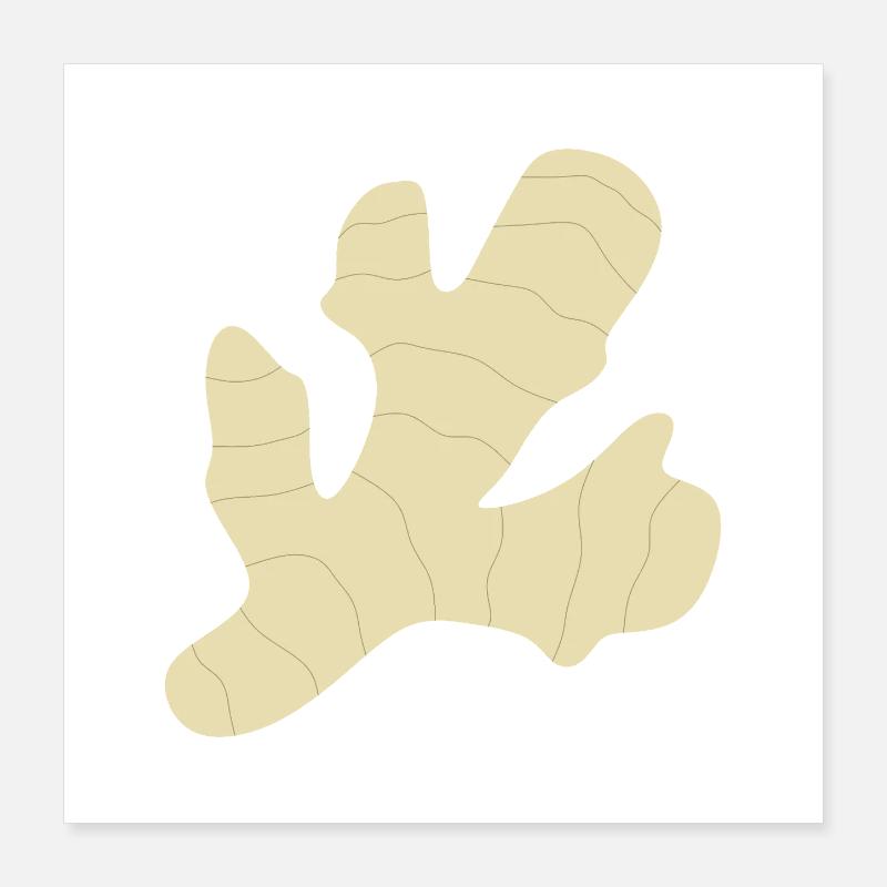 Ginger Poster 16" x 16" (40x40 cm)