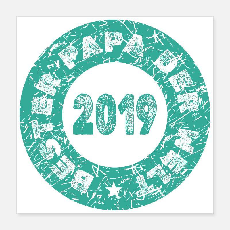 Charrette à bras 2019 Poster 40 x 40 cm